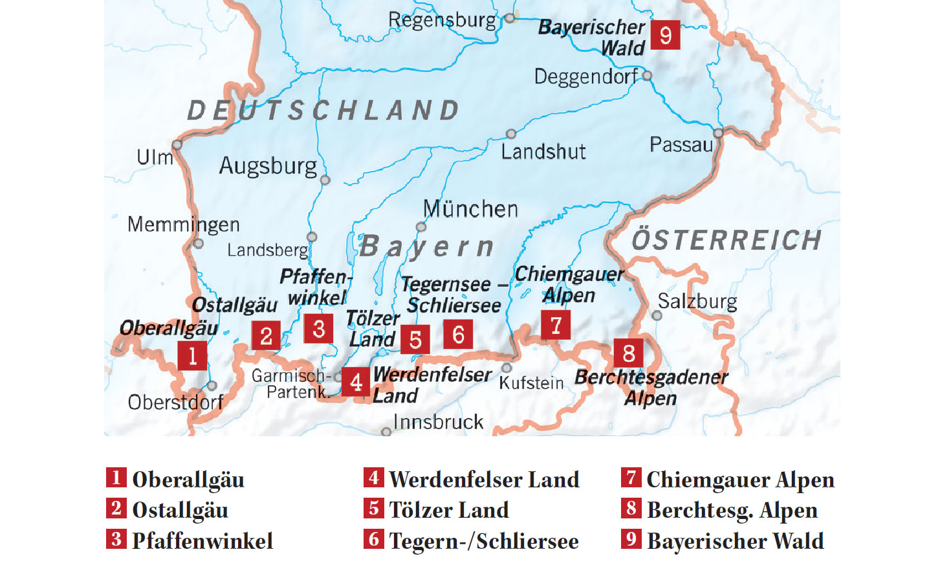 Skigebiete Bayern Karte | goudenelftal