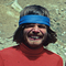 Der junge Reinhold Messner mit modischem Stirnband