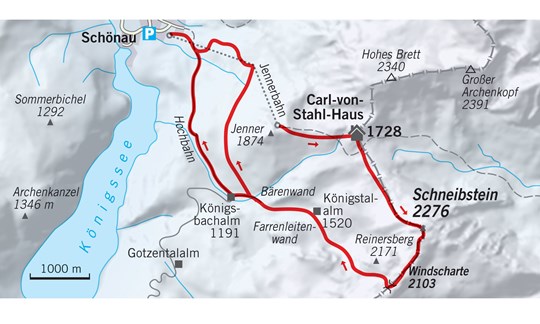 Der Schneibstein Eine Skitour Fur Konner