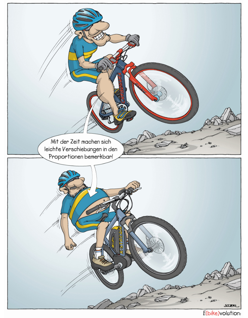 Fotogalerie BikeCartoons mit Pointe