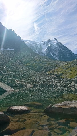 Wunderbar: Die Strecke führt durch eine der schönsten Bergregionen der Alpen.