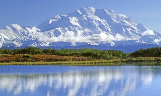 Der höchste Berg Nordamerikas: Der Denali, ehemals Mount McKinley.