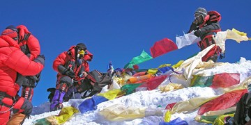 Reduktion der Höhe am Everest mit Flaschensauerstoff