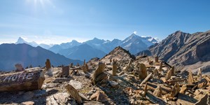 Wanderung zum Inkaplatz in den Walliser Alpen