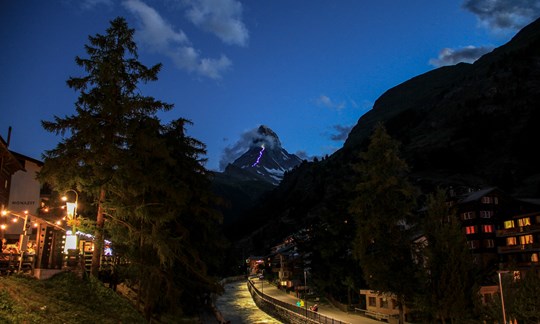 Matterhorn: Route der Erstbegeher beleuchtet