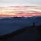 Sonnenuntergang am Monte Baldo