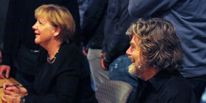Reinhold Messner freut sich auf Angela Merkel