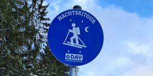Offizielle Nachtskitourenroute am Taubenstein