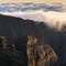 Die Berge Madeiras zum Sonnenaufgang