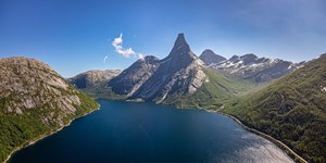 Klettertour über den Normalweg auf den Stetind in Norwegen